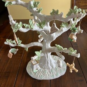 Lenox mini Luck of Irish tree with ornaments